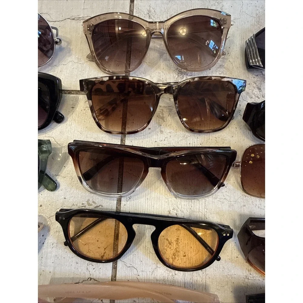 Lot Of 28 Limited Supply-Trendy HOT Women's Sunglasses: Huge Variety of Styles
